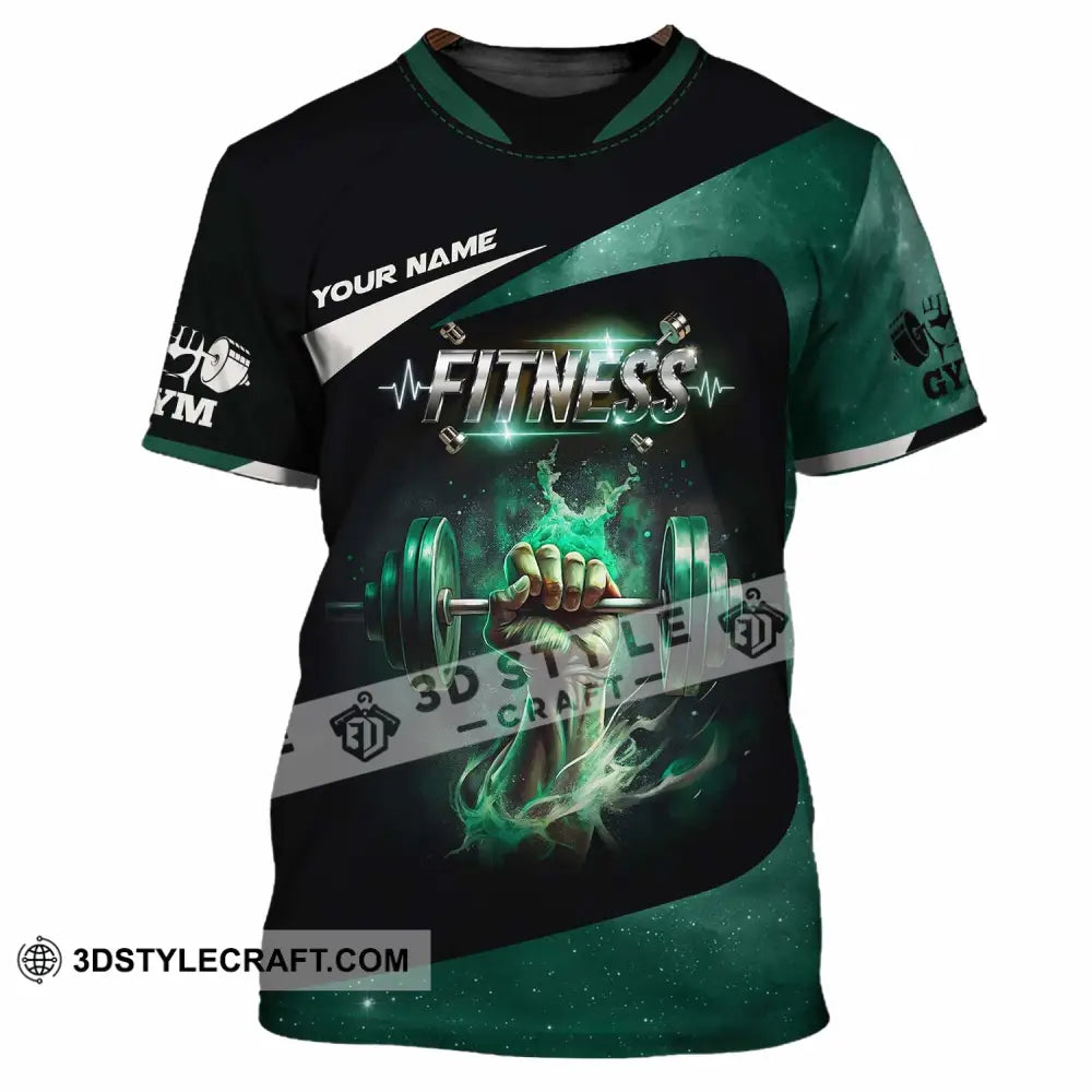 Unisex Shirt Custom Name Fitness Gym Lover Gift T-Shirt / S T-Shirt