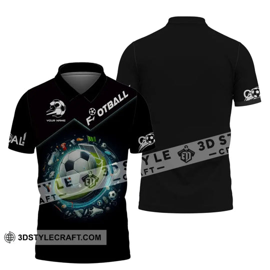 Unisex Shirt, Custom Name Football T-Shirt, Football Goal, Gift for Football Lover style option 4