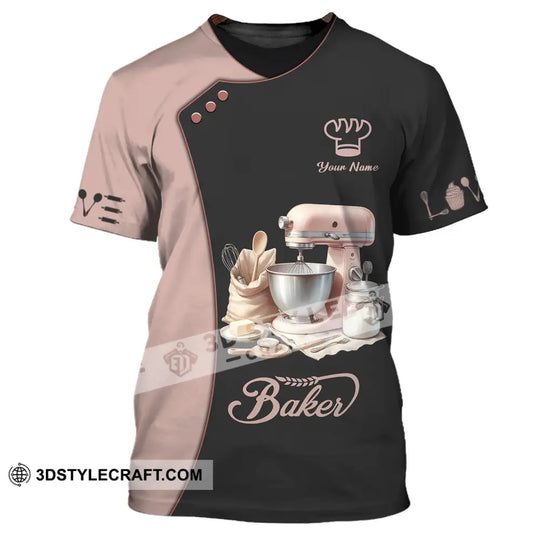 Unisex Shirt - Custom Name Shirt For Baker style option 2