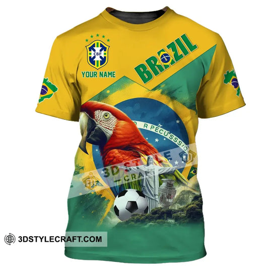 Unisex Shirt, Custom Name Shirt for Brazil, Brazil Shirt, Brazil Hoodie Shirt Polo Long Sleeve Shirt style option 2