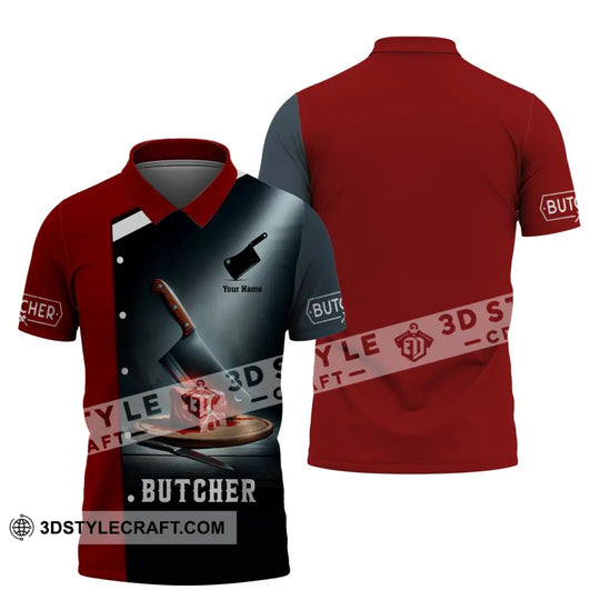 Unisex Shirt, Custom Name Shirt for Butcher, Butchery Hoodie, Meat Butcher T-Shirt style option 4