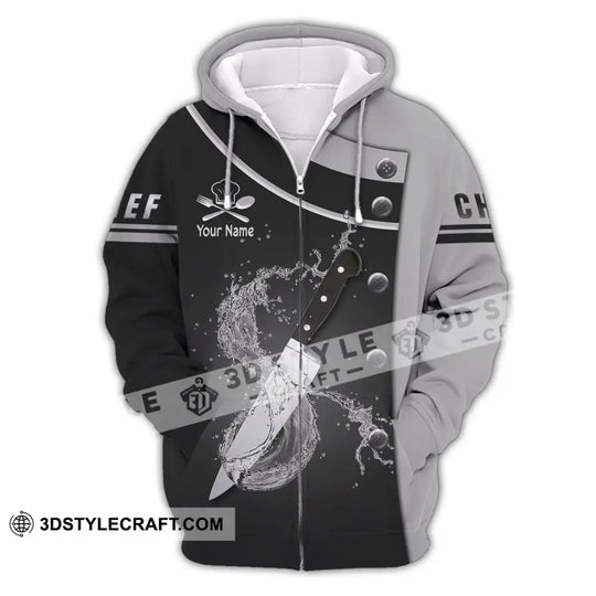 Unisex Shirt, Custom Name Shirt for Chef, Chef Apparel, Chef Polo Hoodie Shirt style option 3