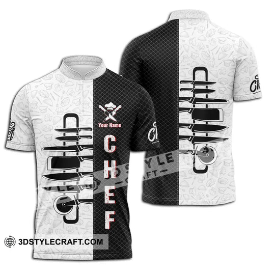 Unisex Shirt - Custom Name Shirt For Chef style option 3