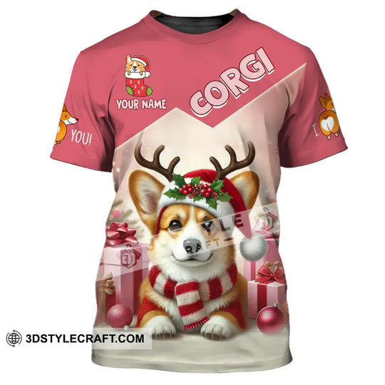 Unisex Shirt - Custom Name Shirt For Corgi Lover style option 1
