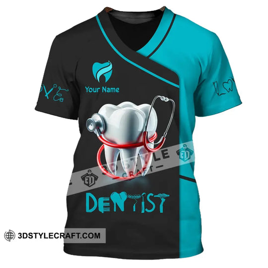 Unisex Shirt - Custom Name Shirt For Dentist style option 1