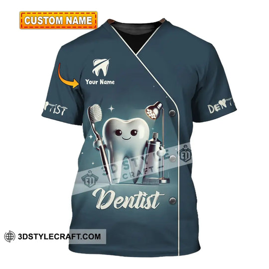 Unisex Shirt - Custom Name Shirt For Dentist, Tooth style option 1