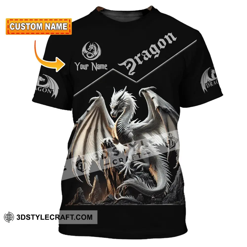 Unisex Shirt Custom Name For Dragon Lover T-Shirt Hoodie Long Sleeve T-Shirt