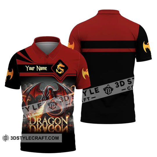 Unisex Shirt, Custom Name Shirt for Dragon Lover, Dragon T-Shirt Hoodie Long Sleeve Shirt style option 4