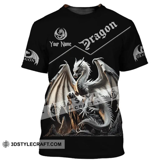 Unisex Shirt, Custom Name Shirt for Dragon Lover, Dragon T-Shirt Hoodie Long Sleeve Shirt style option 2