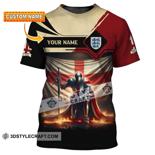 Unisex Shirt, Custom Name Shirt for England Lover, England T-Shirt Hoodie Long Sleeve Shirt style option 1