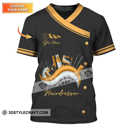 Unisex Shirt - Custom Name Shirt - Shirt For Hairdresser style option 1