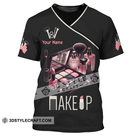 Unisex Shirt - Custom Name Shirt For Makeup Lover style option 1