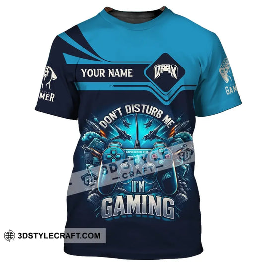 Unisex Shirt, Custom Name Gamer Shirt, Shirt For Game Lover, Gamer Apparel style option 3