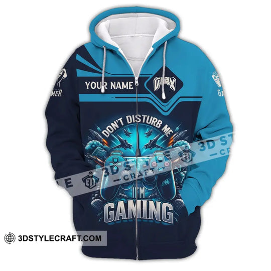 Unisex Shirt, Custom Name Gamer Shirt, Shirt For Game Lover, Gamer Apparel style option 2