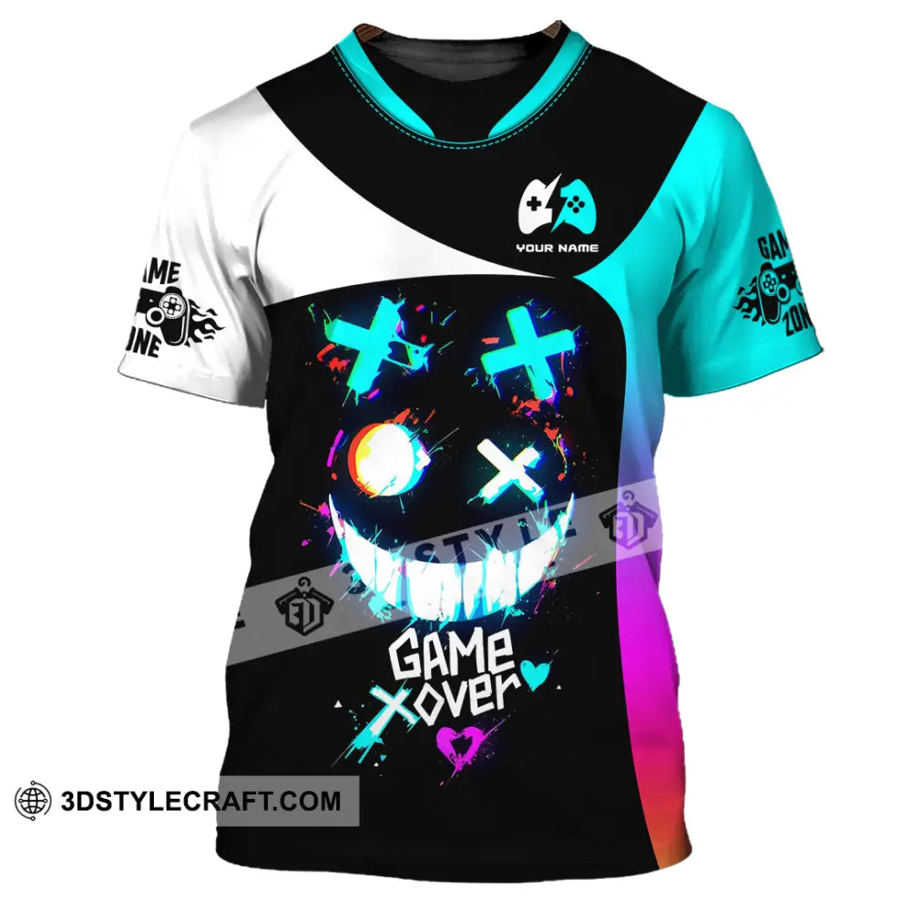Unisex Shirt Custom Name Gamer Gift T-Shirt / S T-Shirt
