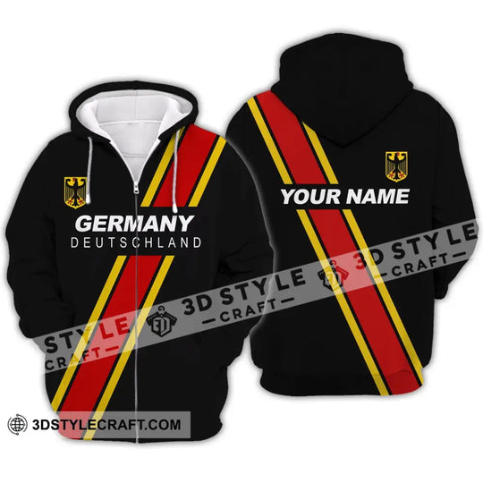Unisex Shirt - Custom Name Shirt - Germany Deutschland Sport Style Name Shirt style option 4