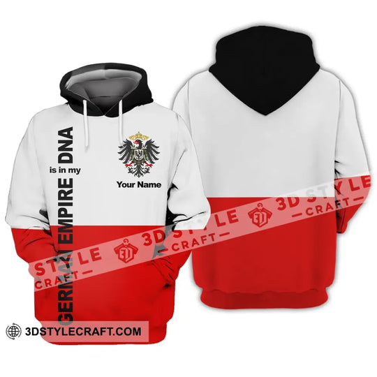 Unisex Shirt - Custom Name Shirt - Germany Empire Is In My DNA  Shirt style option 3