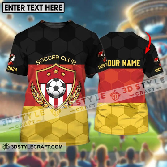 Unisex Shirt - Custom Name Shirt, Germany Flag Color And Icon style option 1