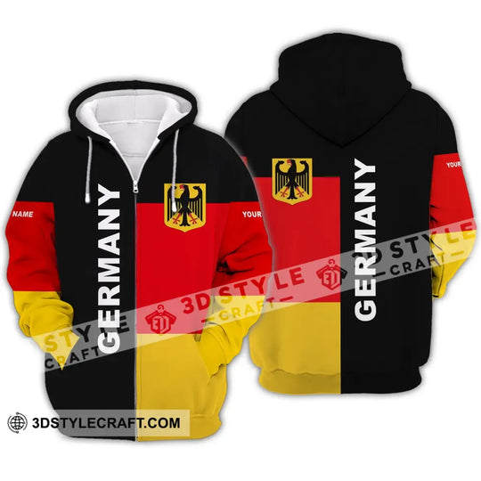 Unisex Shirt - Custom Name Shirt - Germany Flag Shirt style option 4