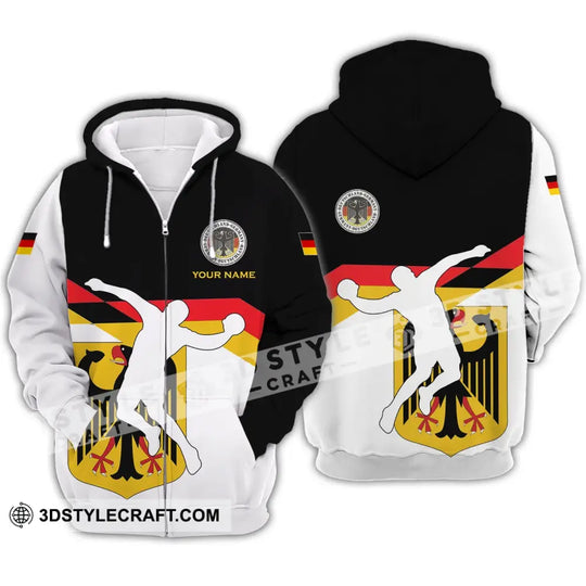 Unisex Shirt - Custom Name Shirt - Germany Handball Shirt style option 4