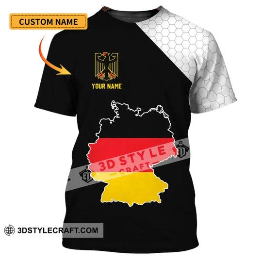 Unisex Shirt - Custom Name Shirt - Germany Map Version Shirt style option 1