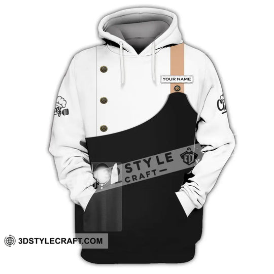 Unisex Shirt - Custom Name Shirt - Gift For Baker Kitchen, Custom Name Shirt For Chef, Knife Fork Spoon style option 3