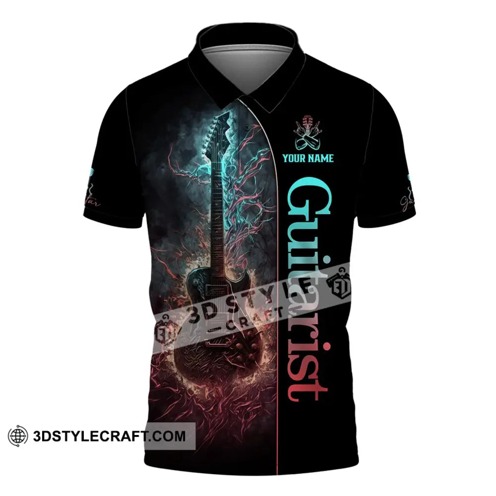 Unisex Shirt Custom Name Guitarist Guitar Lover Gift Polo / S T-Shirt