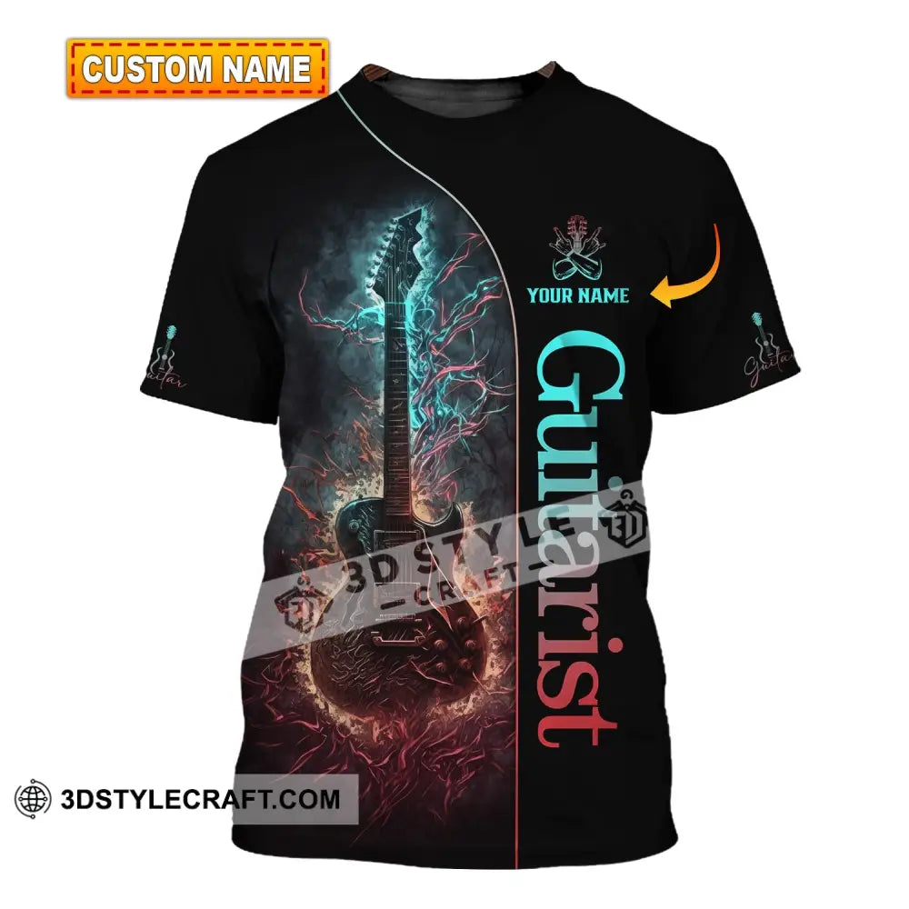 Unisex Shirt Custom Name Guitarist Guitar Lover Gift T-Shirt