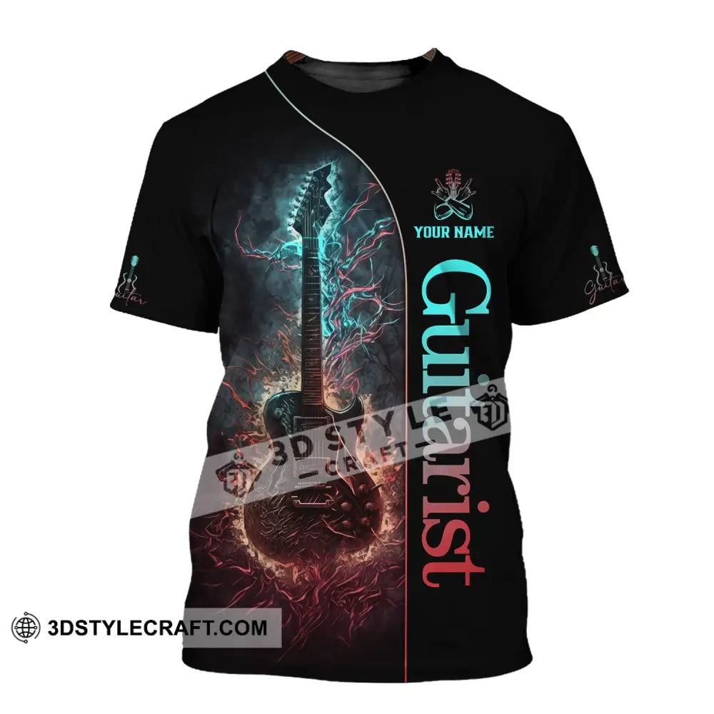Unisex Shirt Custom Name Guitarist Guitar Lover Gift T-Shirt / S T-Shirt