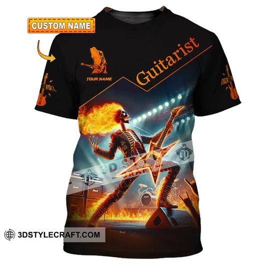 Unisex Shirt Custom Name Guitarist Love T-Shirt T-Shirt