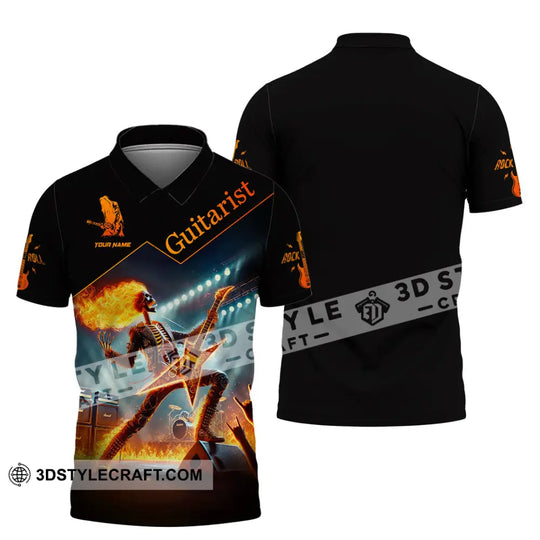 Unisex Shirt, Custom Name Guitarist Shirt, Guitarist Love T-Shirt style option 4