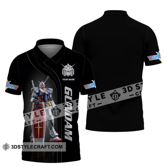 Unisex Shirt, Custom Name Gundam T-Shirt, Gundam Hoodie Long Sleeve Shirt, Gundam Lover Gift style option 4