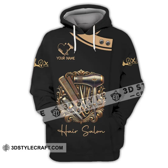 Unisex Shirt - Custom Name Hair Stylist Shirt style option 2