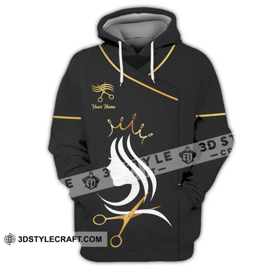 Unisex Shirt - Custom Name Shirt - Hairdresser For Queen style option 3