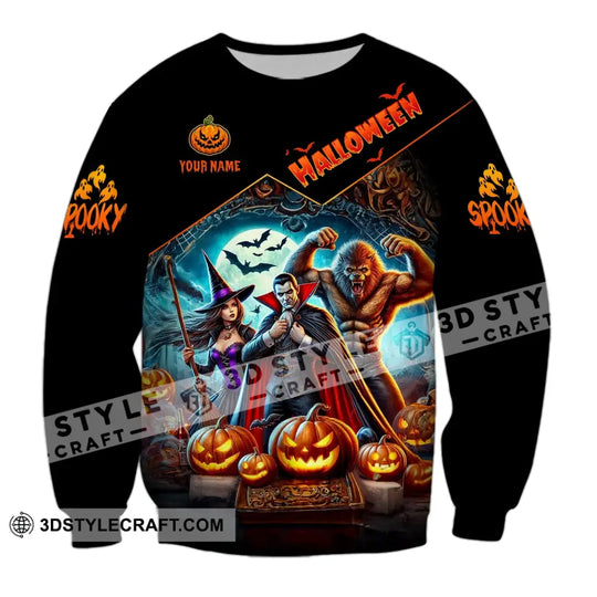 Unisex Shirt - Custom Name Shirt Halloween Spooky style option 4