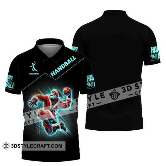 Unisex Shirt, Custom Name Handball Shirt, Handball Christmas Gift style option 4