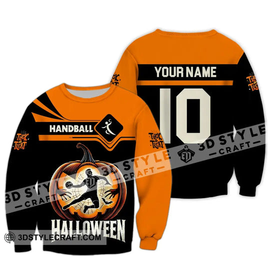 Unisex Shirt - Custom Name Shirt Handball Player style option 4