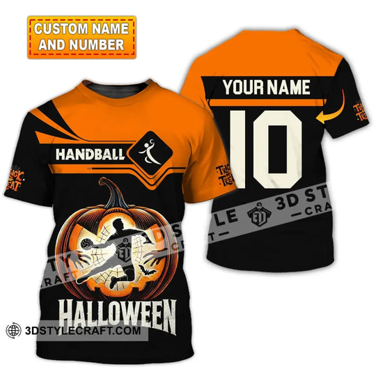 Unisex Shirt - Custom Name Shirt Handball Player style option 1