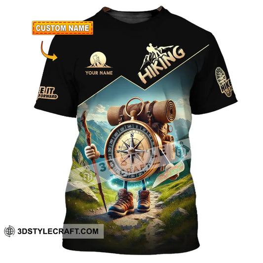 Unisex Shirt Custom Name Hiking Gift For Lover T-Shirt