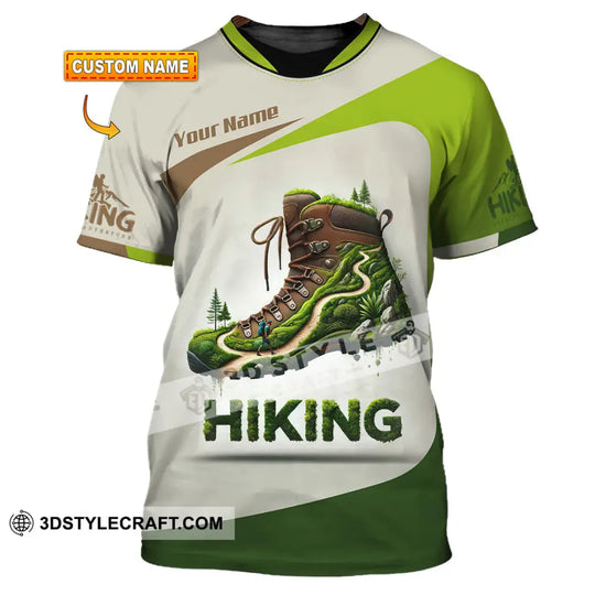 Unisex Shirt, Custom Name Hiking Shirt, Hiking Lover Gift style option 1