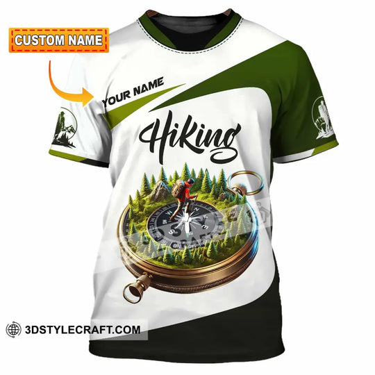 Unisex Shirt, Custom Name Hiking Shirt, Hiking Polo Long Sleeve Shirt style option 1