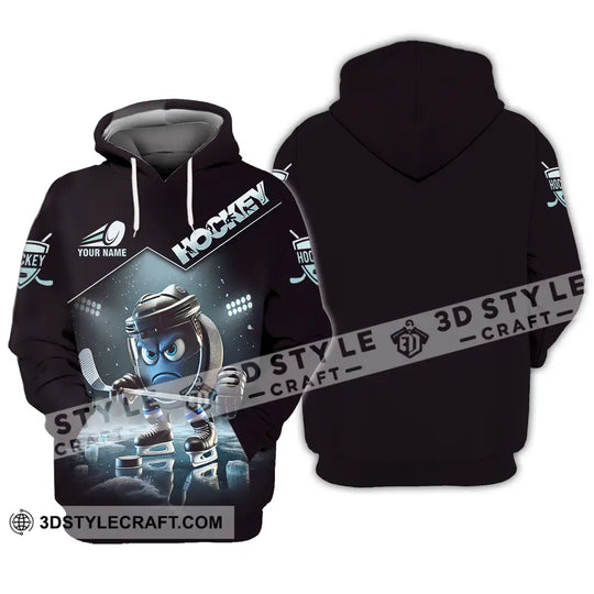 Unisex Shirt - Custom Name Shirt Hockey style option 4