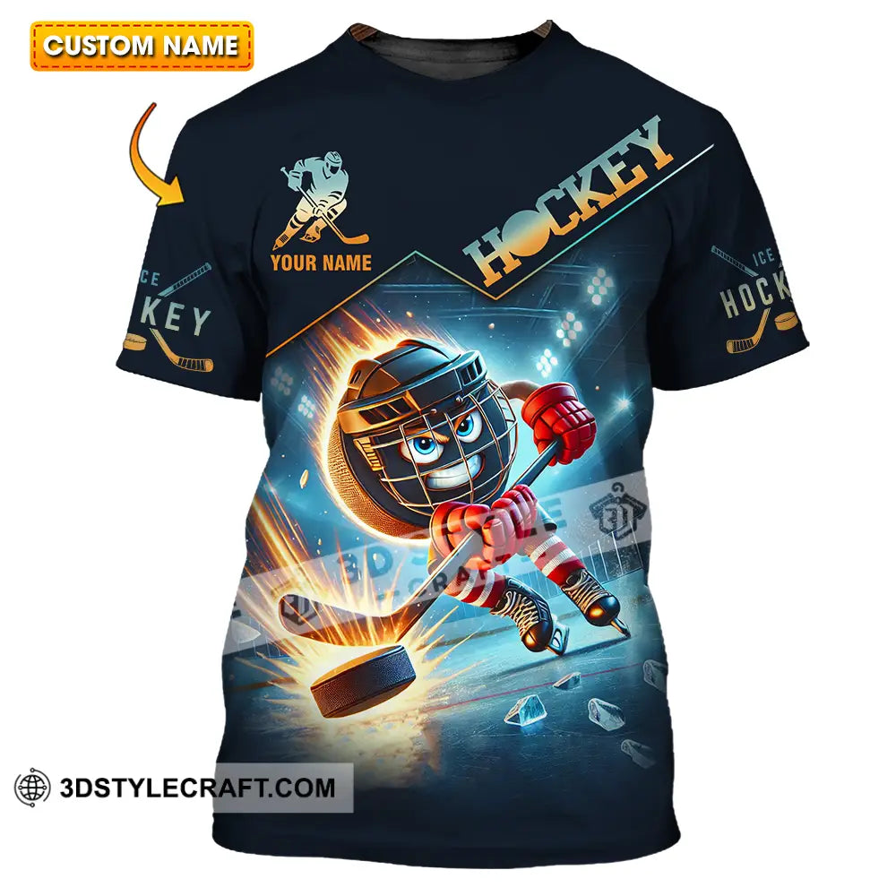 Unisex Shirt - Custom Name Hockey T-Shirt