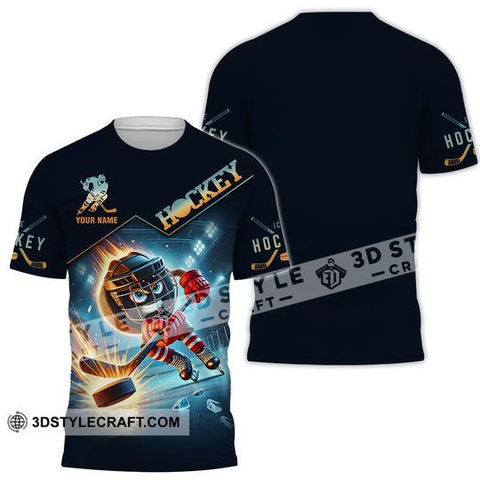 Unisex Shirt - Custom Name Shirt Hockey style option 2