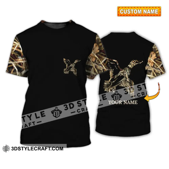 Unisex Shirt - Custom Name Shirt - Hunting Shirt, Hunting Name - Duck Hunting Full Printing style option 1