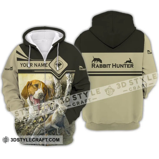 Unisex Shirt - Custom Name Shirt - Hunting Shirt, Hunting Name - Rabbit Hunting Lover style option 4