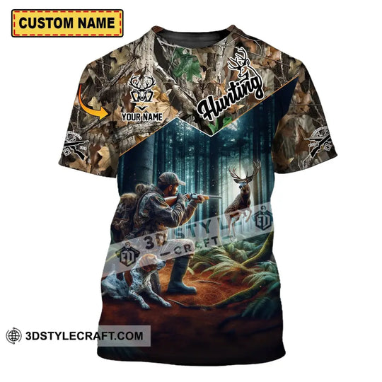 Unisex Shirt - Custom Name Hunting Shirt style option 1