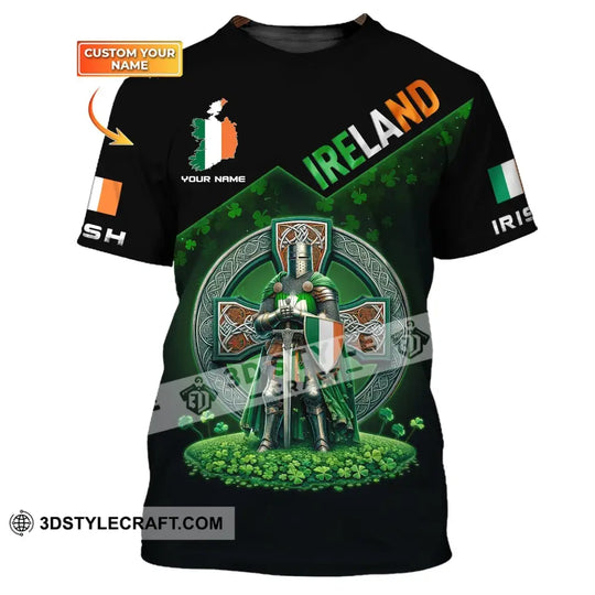 Unisex Shirt, Custom Name Ireland T-Shirt, Ireland Hoodie Polo Shirt, Gift for Irish style option 1