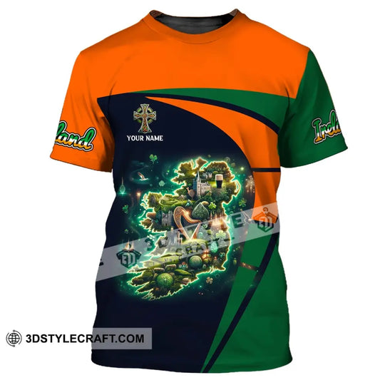 Unisex Shirt, Custom Name Irish T-Shirt, Ireland Hoodie Polo Shirt, Irish Shirt style option 3