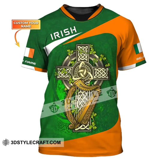 Unisex Shirt, Custom Name Irish T-Shirt, Ireland Hoodie Polo Shirt style option 1
